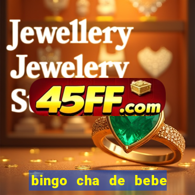 bingo cha de bebe cartelas para imprimir